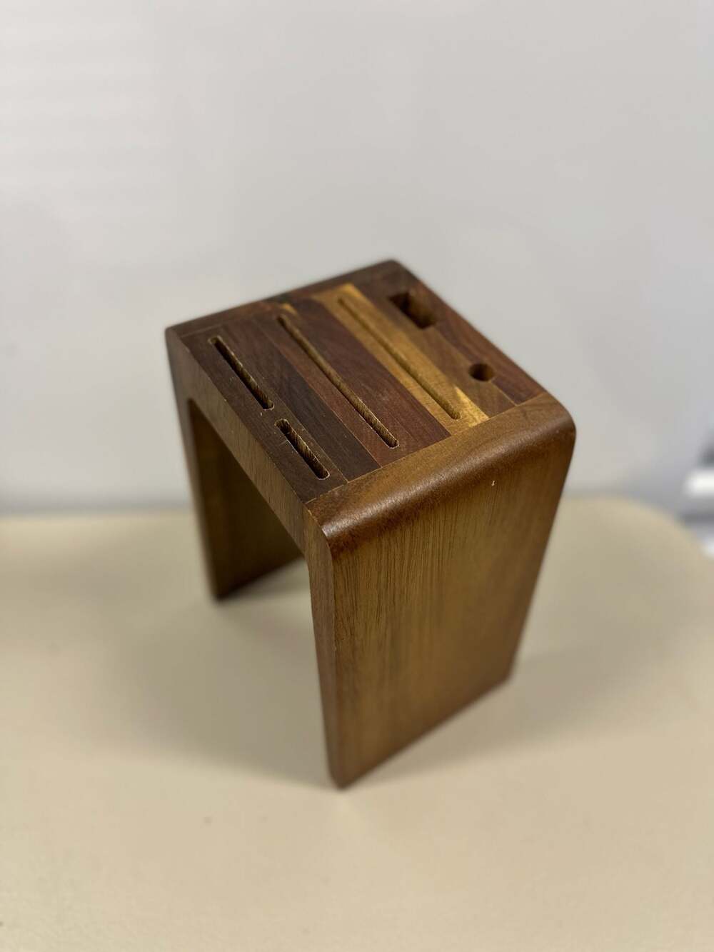 Rowan Acacia Wood Countertop Knife Block